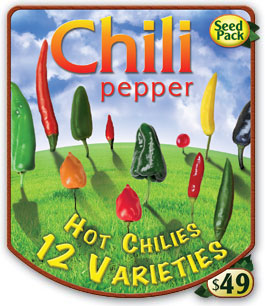 Heirloom Chili Pepper Pack